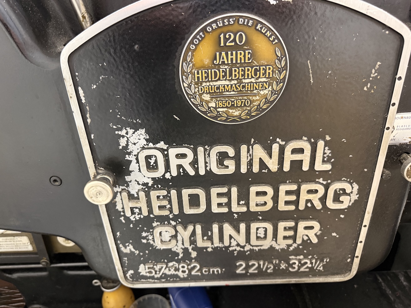 Heidelberg Cylinder SBB 57x82 cm