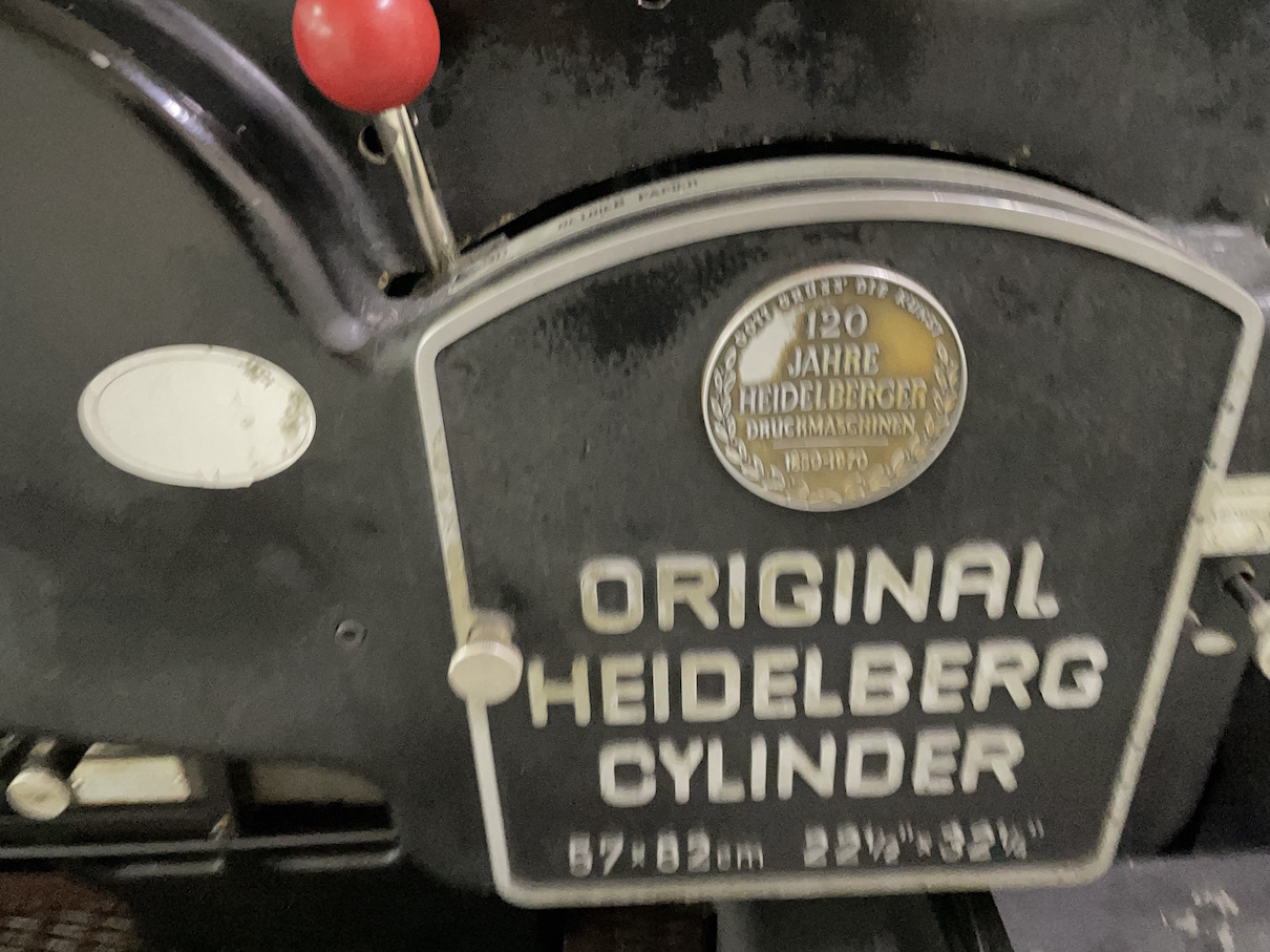 Heidelberg Cylinder SBB