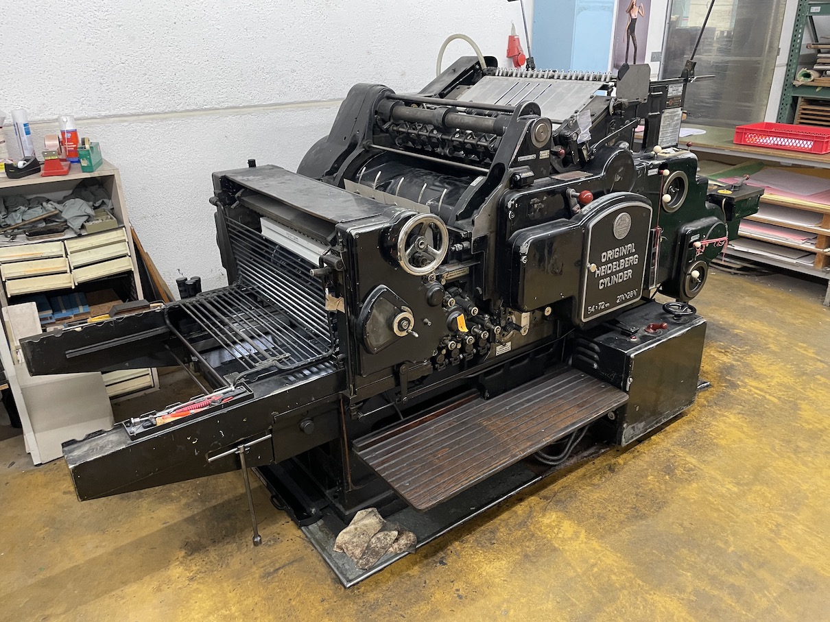 Heidelberg Cylinder S 54 x 72 cm