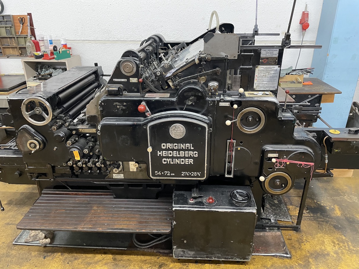 Heidelberg Cylinder S 54 x 72 cm