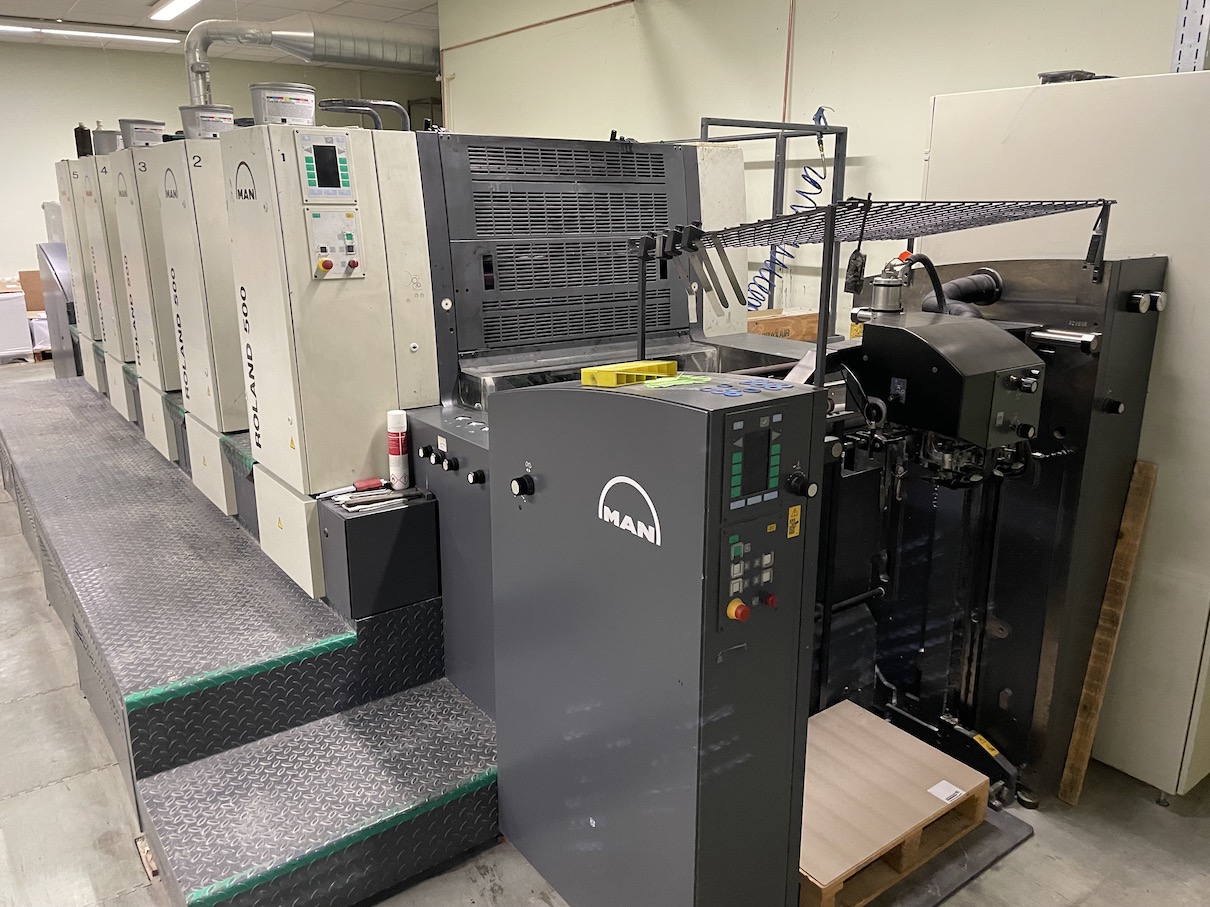 MAN Roland 504 + L with Cardboard Unit
