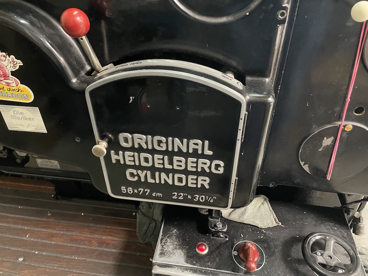 Heidelberg Cylinder SBG 56 x 77 cm